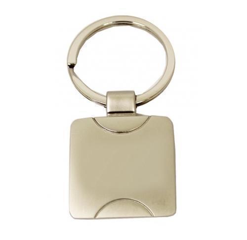 DELTA SQUARE METAL KEYRING 